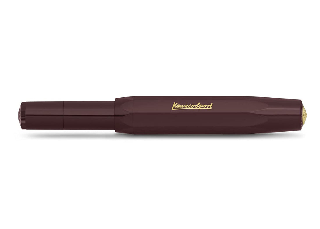 Kaweco Classic Sport Fountain Pen, Broad Nib, Bordeaux