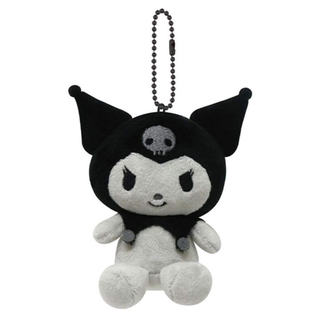K Company Sanrio Characters Monochrome Series Kuromi Plush Keychain