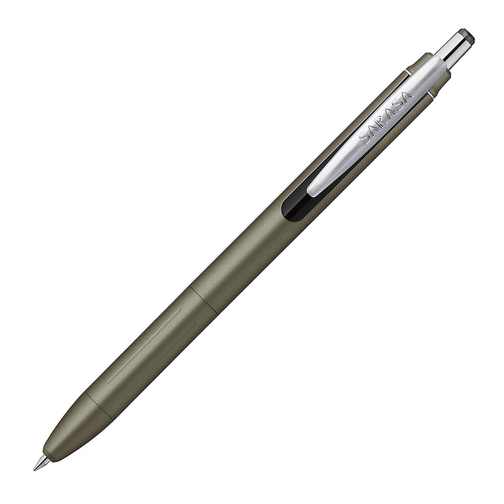 ZEBRA SARASA Grand Gel Ballpoint Pen, Ash Brown Barrel, Black Ink, 0.5mm, P-JJ57-AE