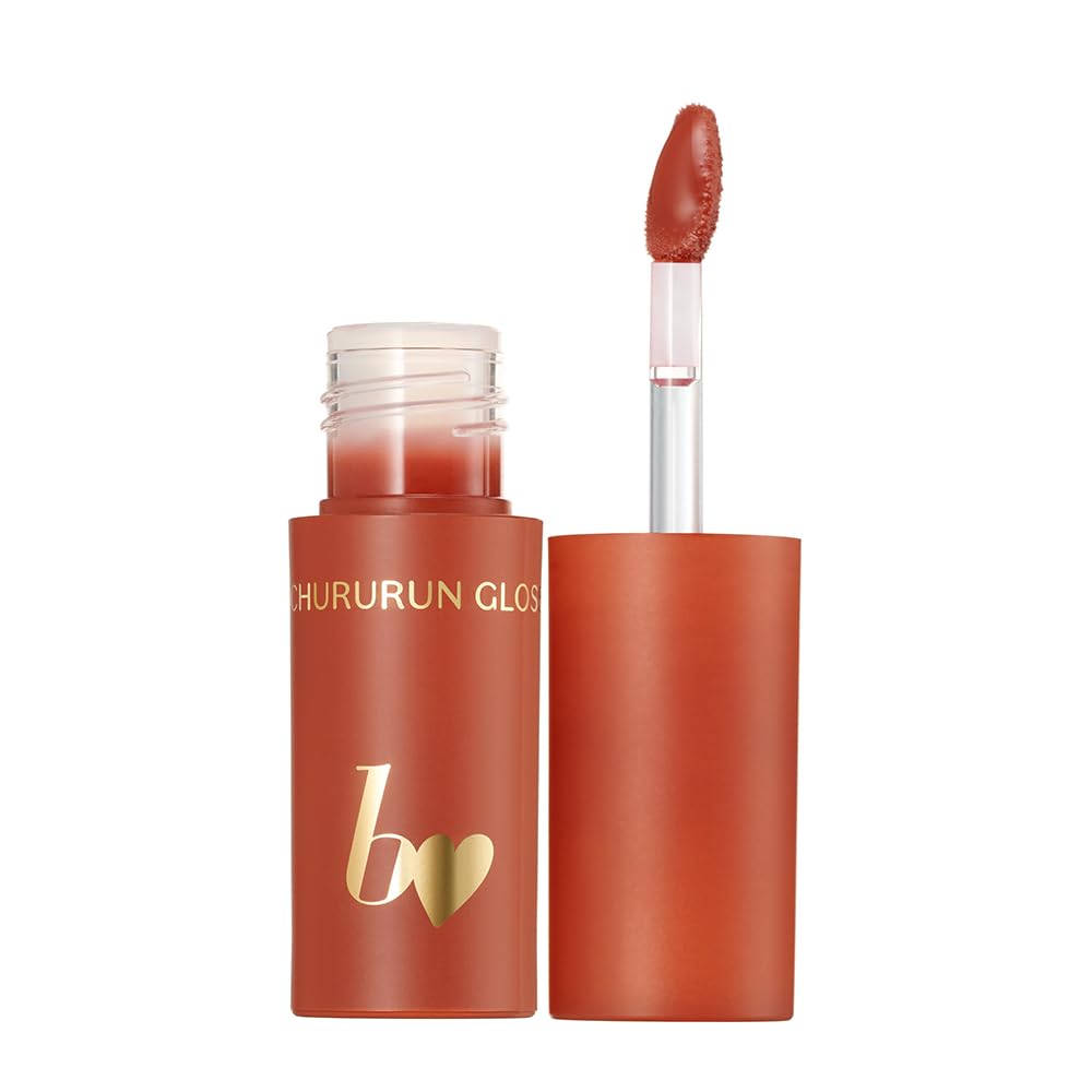 b idol Chururun Gloss 02 Overnight Peach Lip Gloss