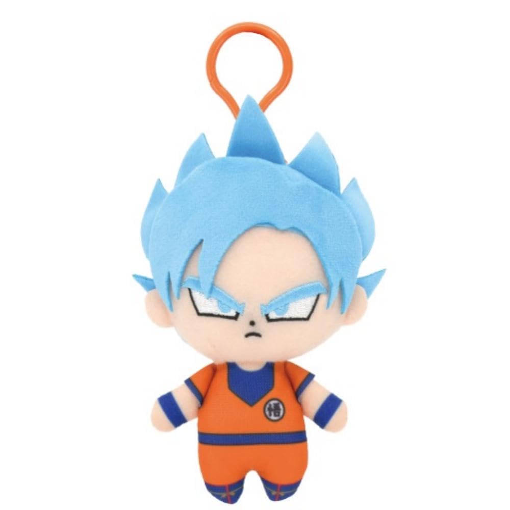 Bandai Namco Nui Chibi Plush Mascot Super Saiyan God Goku 20cm