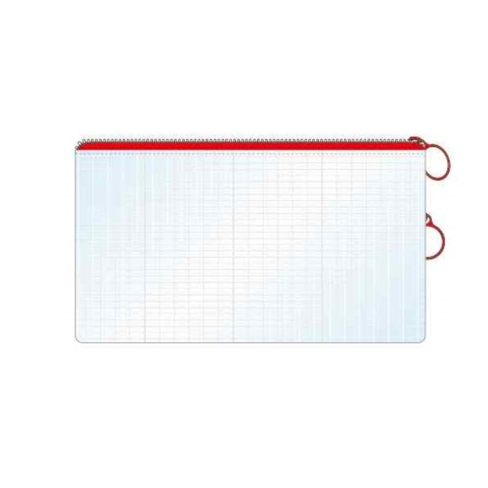 K&Company Sanrio Characters Clear Double Zipper Pouch Hello Kitty