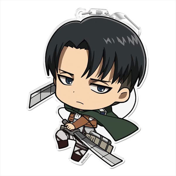 azumaker Big Acrylic Keychain Attack on Titan Levi A
