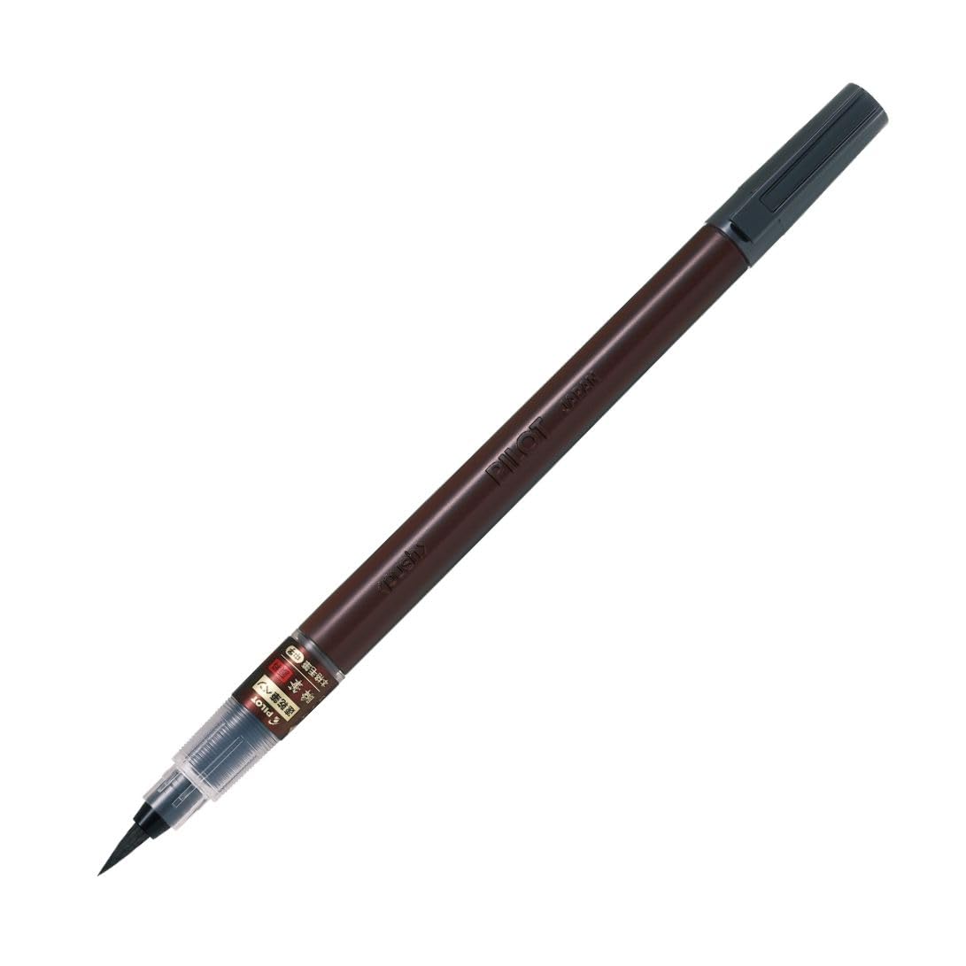 PILOT Brush Pen Quick-Drying Calligraphy Medium Black Ink