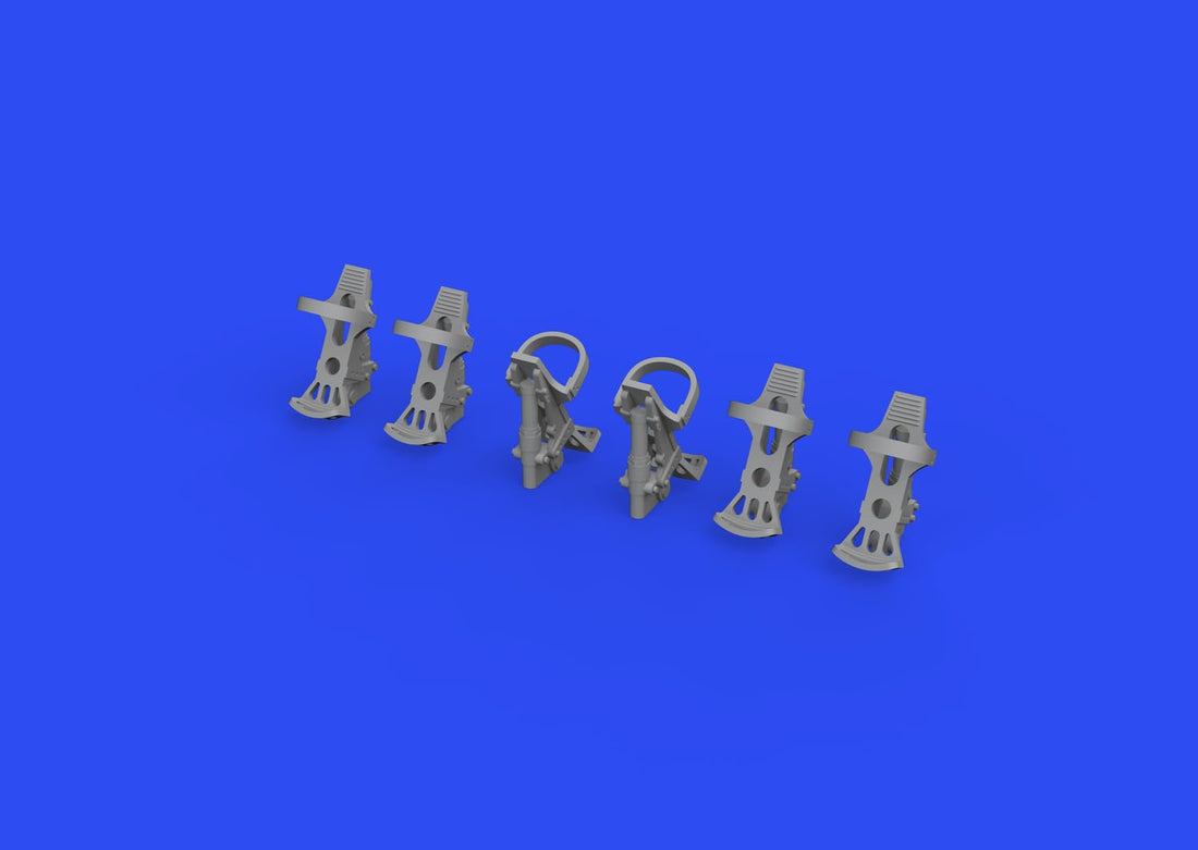 Eduard 1/48 Scale Model Ladder Pedals Set for WWII German Aircraft
