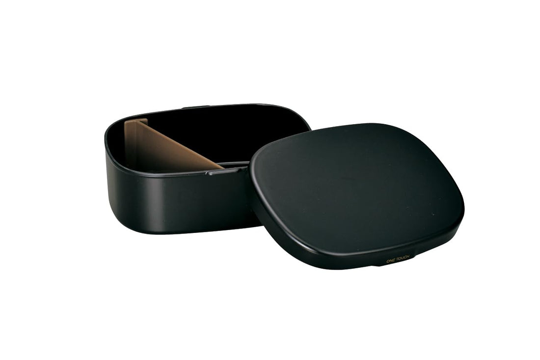 Tatsumiya Bento Box Black L 900ml Easy to Clean