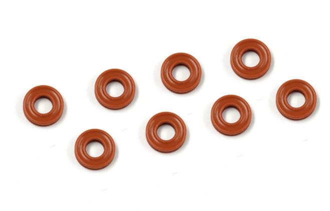 Kyosho X-section O-Rings for Dampers Orange 8-Pack