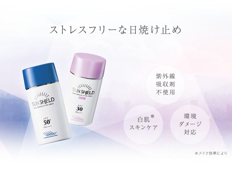 Racinia Sunscreen Gel SPF50 55ml for Japanese Skincare