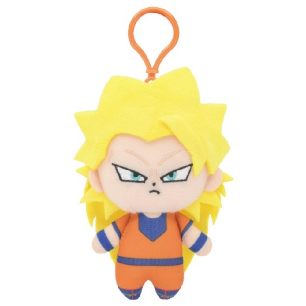 Bandai Namco Nui Dragon Ball Z Super Saiyan 3 Goku Chibi Plush Mascot