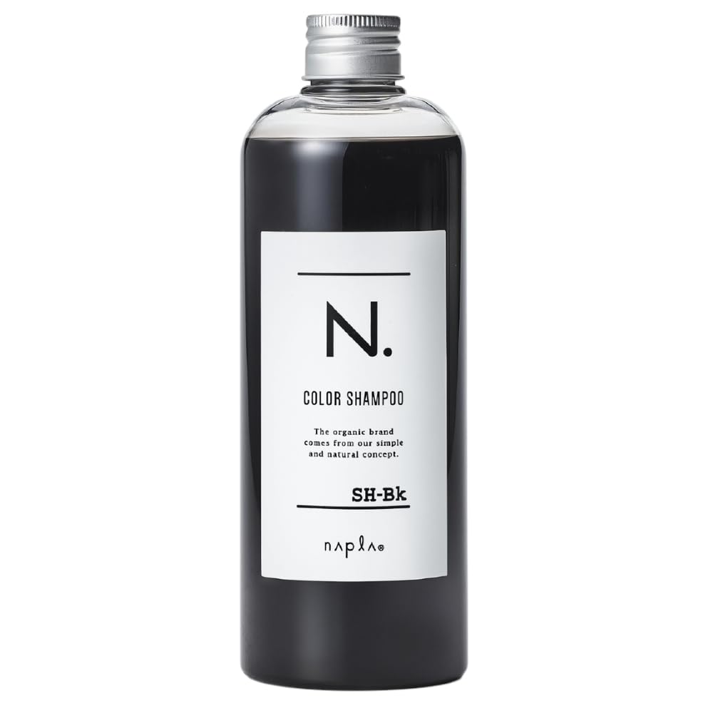N. Color Shampoo Bk 320ml for Black Hair Maintenance