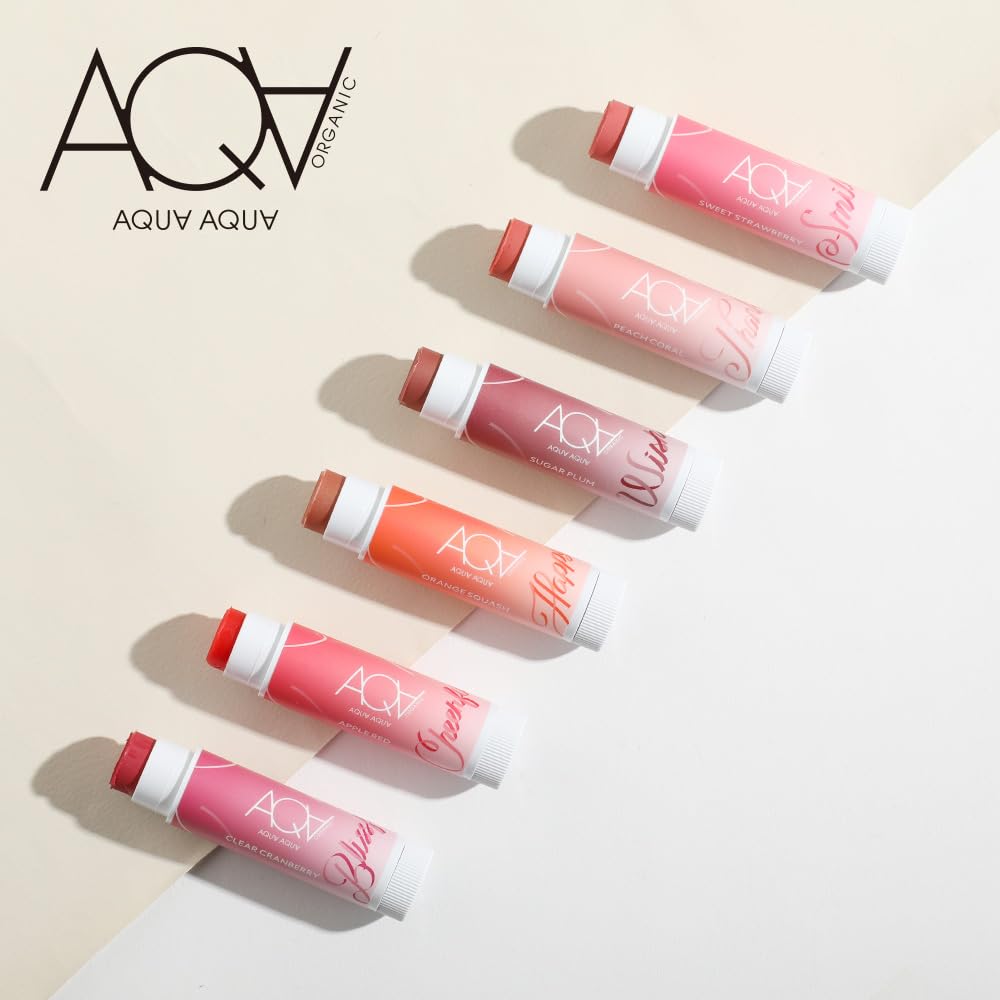 AQUA・AQUA Organic Sweets Lip C 01O Clear Cranberry