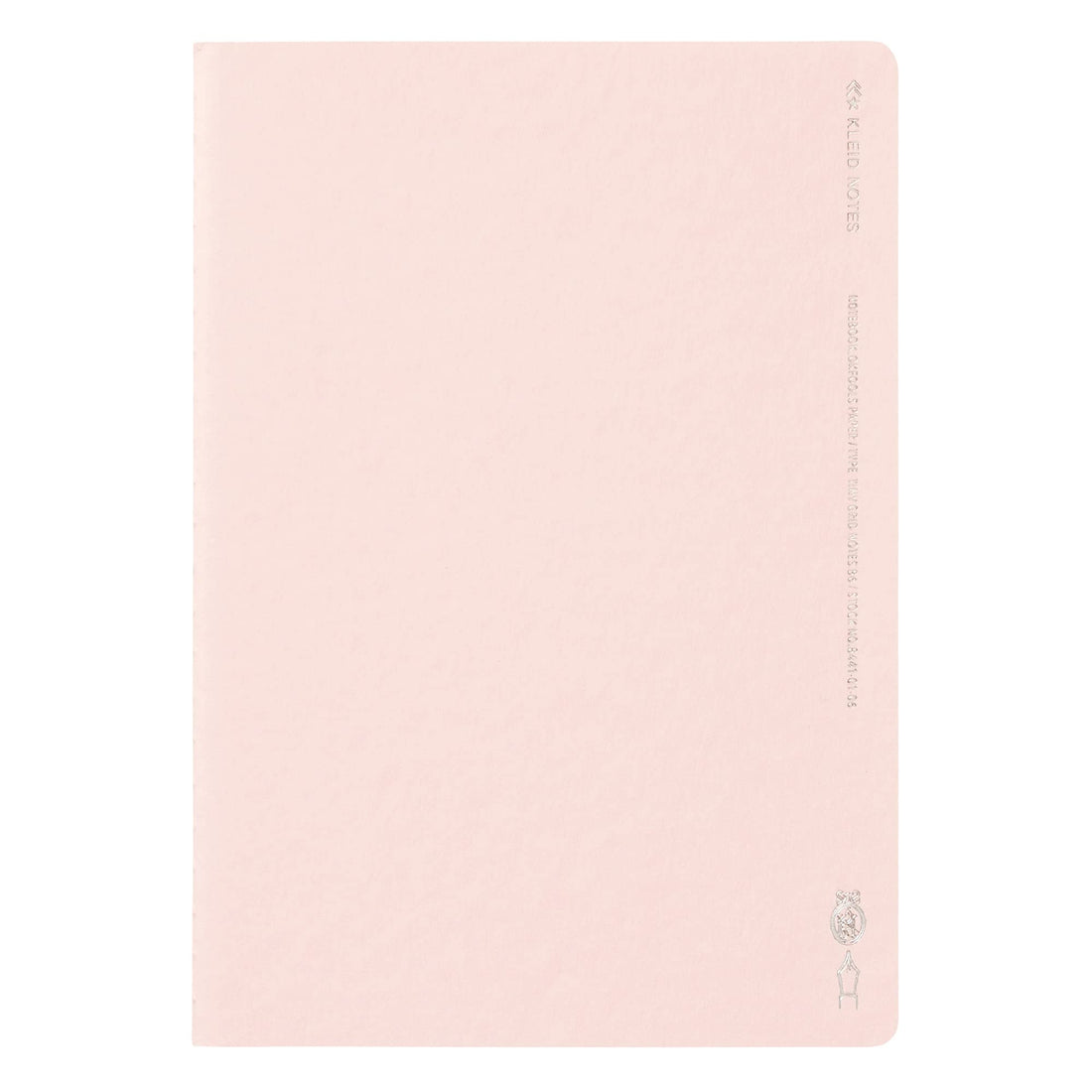 Kleid Tiny Grid Notebook B6, 2 mm Grid, Light Pink, 64 Pages