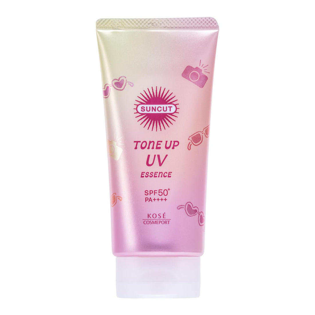 Sunkat UV Essence Rose Pink SPF50+ for Japanese Skincare