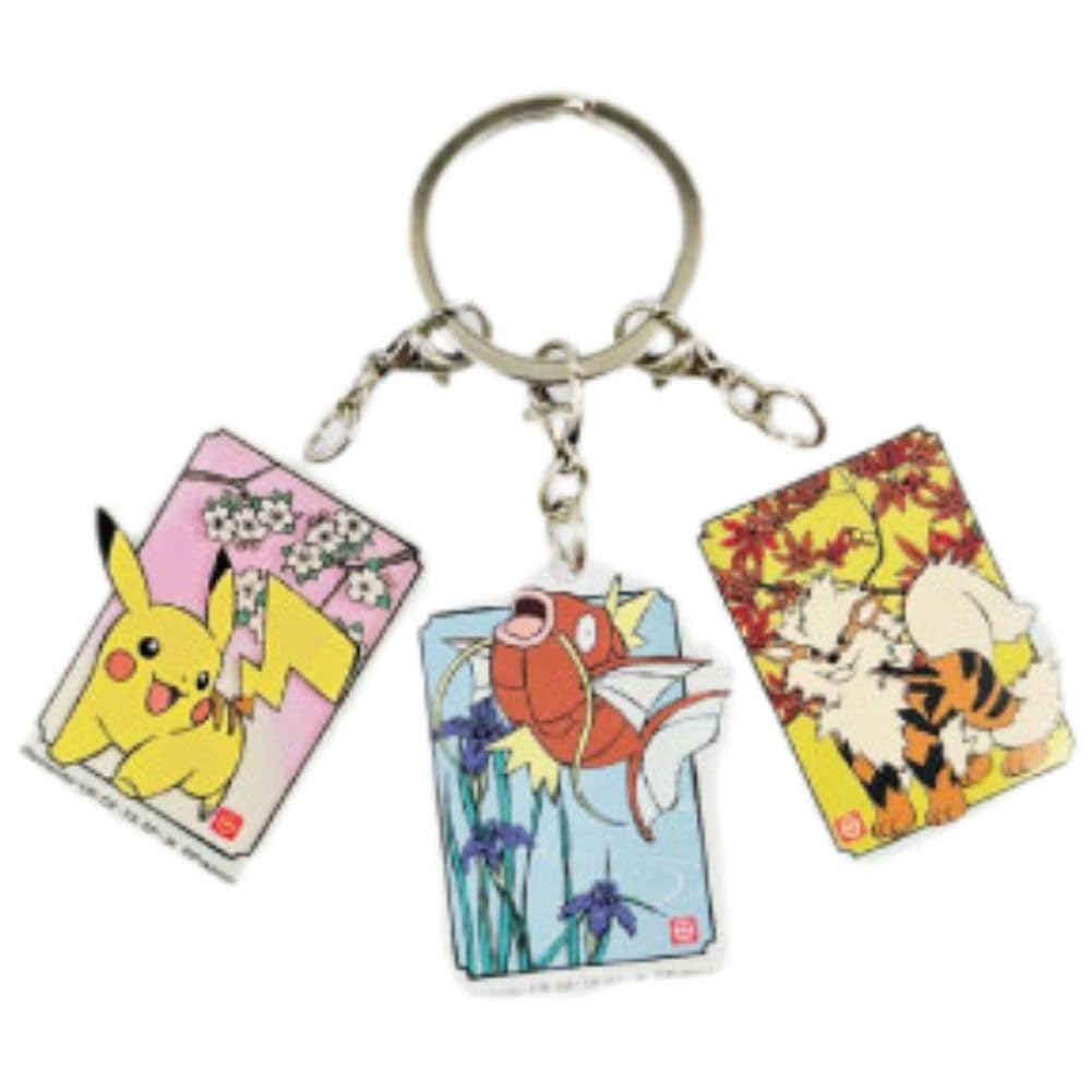 Marimocraft Pokémon Japanese Pattern Acrylic Keychain Pikachu and Magikarp