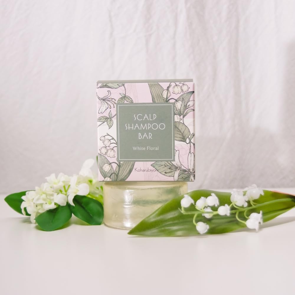 Koharubiyori Scalp Shampoo Bar Neo 100g White Floral Fragrance