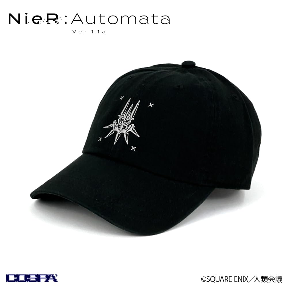 COSPA Embroidered Low Cap from NieR:Automata Ver1.1a - Black