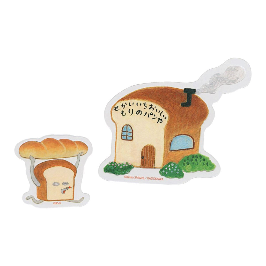 Overglad Bread Thief Clear Sticker Set for Hobby Collectors