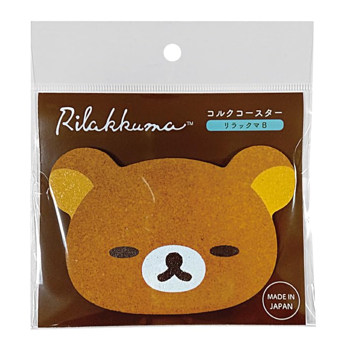 NaganoFactory Rilakkuma Die-Cut Coaster P2 Rilakkuma Face B