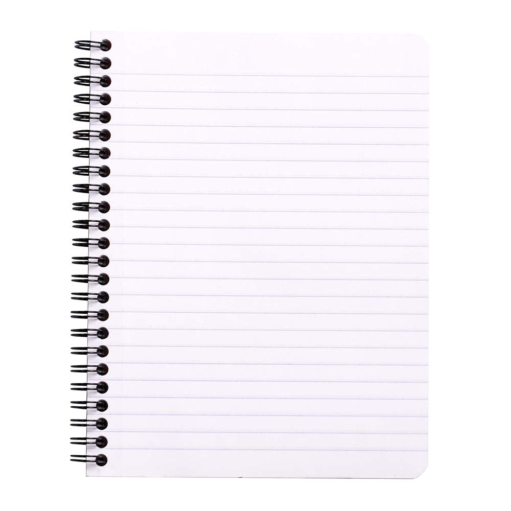 RHODIA Classic Double-Ring Notebook A5, 160 Pages, Ruled, Water-Resistant Cover, Perforated, PEFE Certified, Orange, cf193468