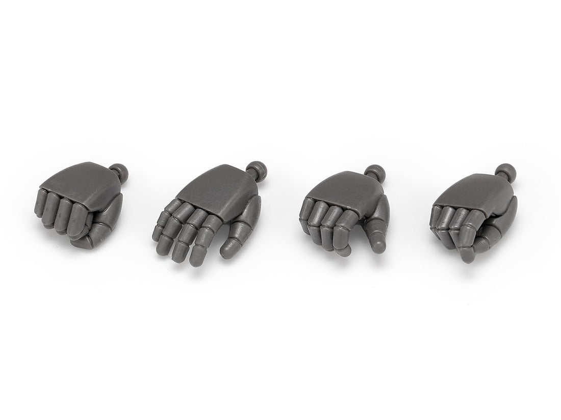 Wave F-Hand Round S Gray Model Parts for Scale Models