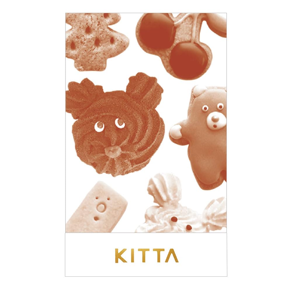 King Jim Kitta Clear Masking Tape, Snacks KITT021, 60 Pieces