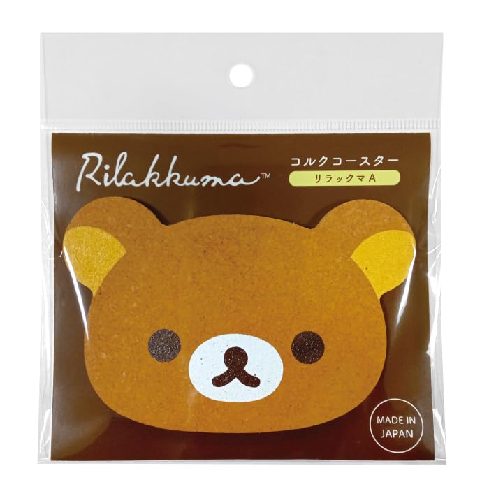 NaganoFactory Rilakkuma Die-Cut Coaster P2 Rilakkuma Face A