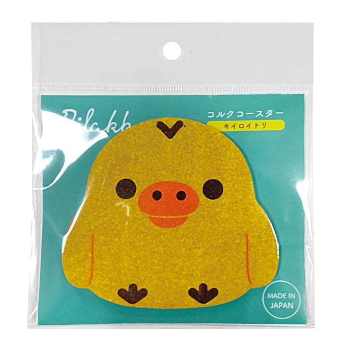 NaganoFactory Rilakkuma Die-Cut Coaster featuring Kiiroi Torii