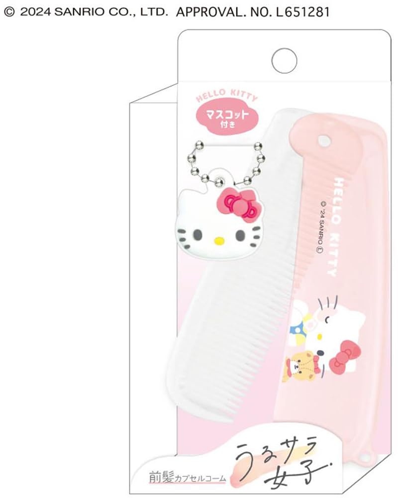 CRUX Hello Kitty Mascot Front Hair Capsule Comb