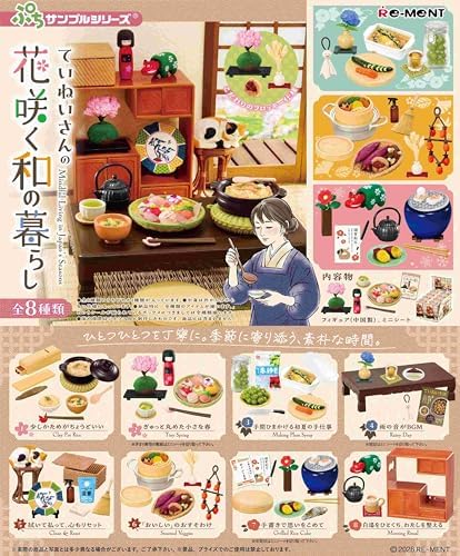 RE-MENT Puchi Sample Series Japanese Home Life Diorama Box Set