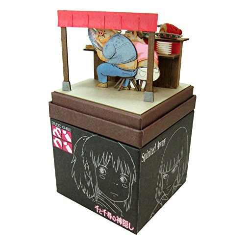 Sankei Studio Ghibli Mini Paper Craft of Spirited Away Parents Pig Transformation