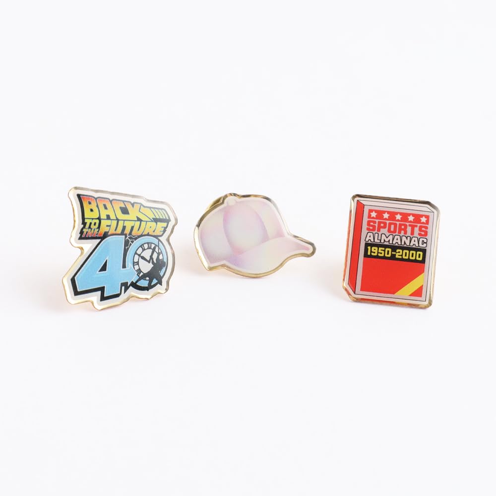 Green Flash Back to the Future Pin Badge Collectible