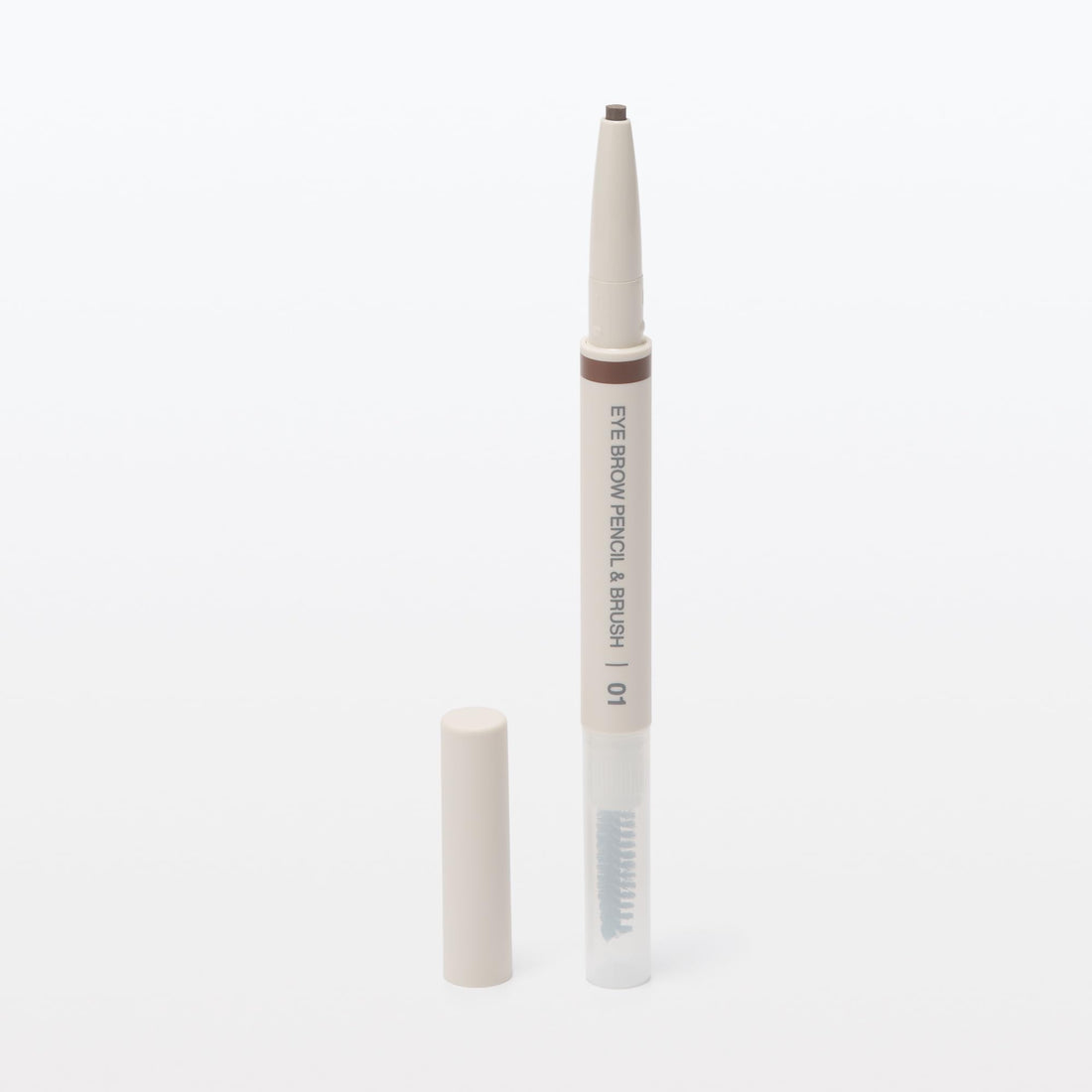 Mujirushiryouhin Eyebrow Pencil and Brush Dark Brown