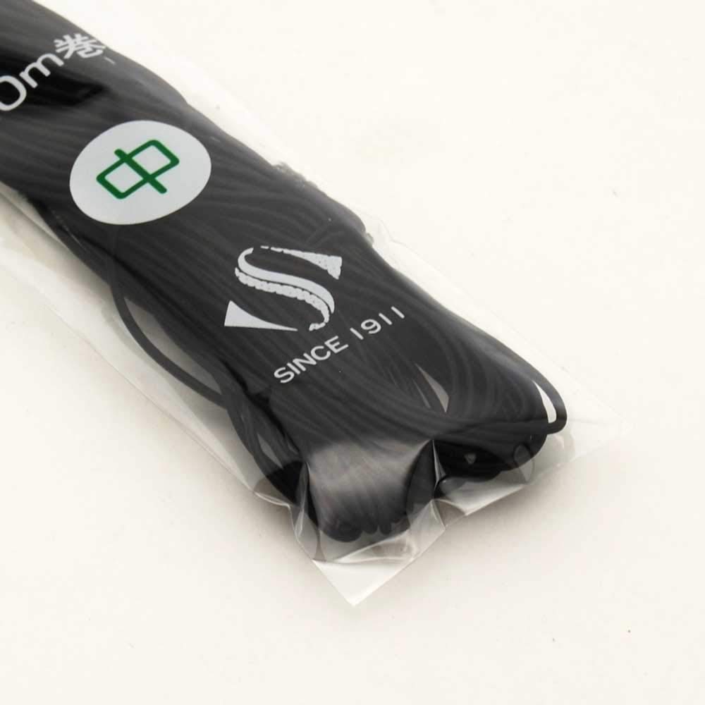 Suzuran Black Rubber Tape 20m Roll for Versatile Use