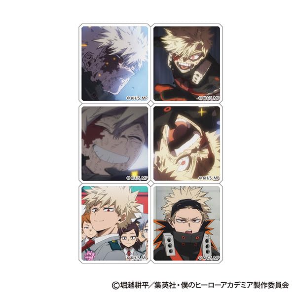 XEBEC My Hero Academia Acrylic Block Seal B Bakugo Katsuki 54x90mm