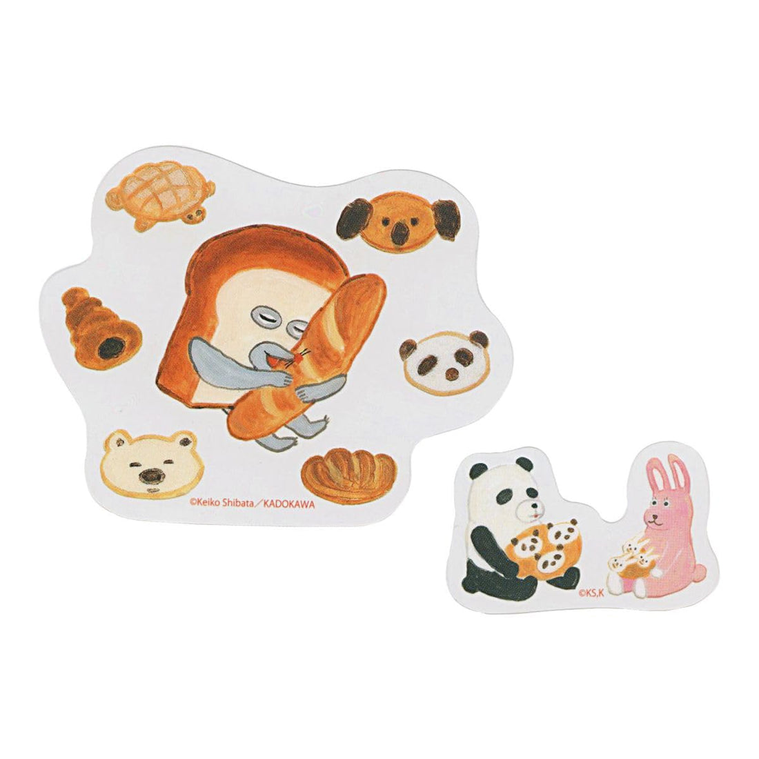 Overglad Bread Thief Clear Sticker Set for Collectors