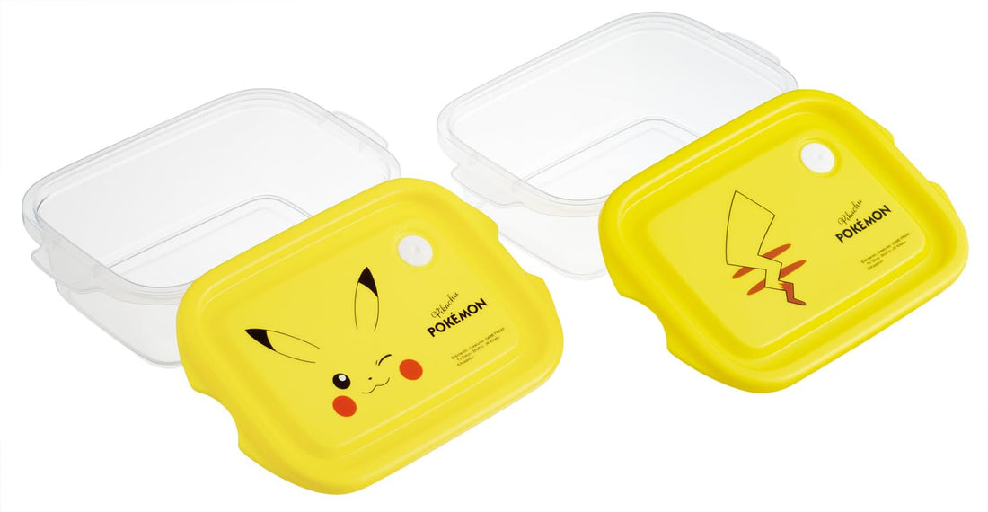 Skater Seal Container Set 500ml Featuring Pikachu Design