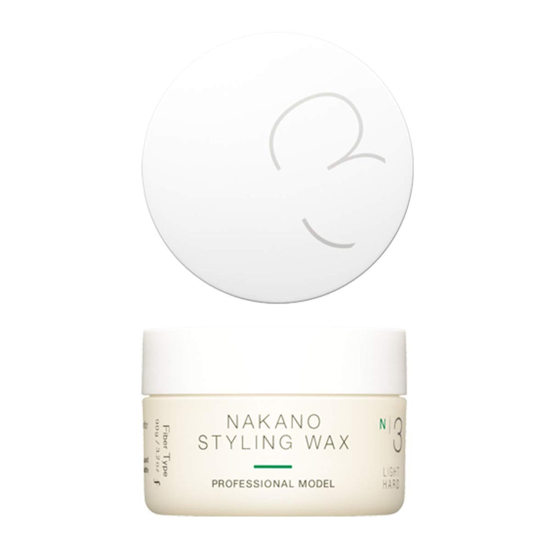 Nakano Styling Wax Fiber Type Light Hard 90g for Japanese Hair Styling