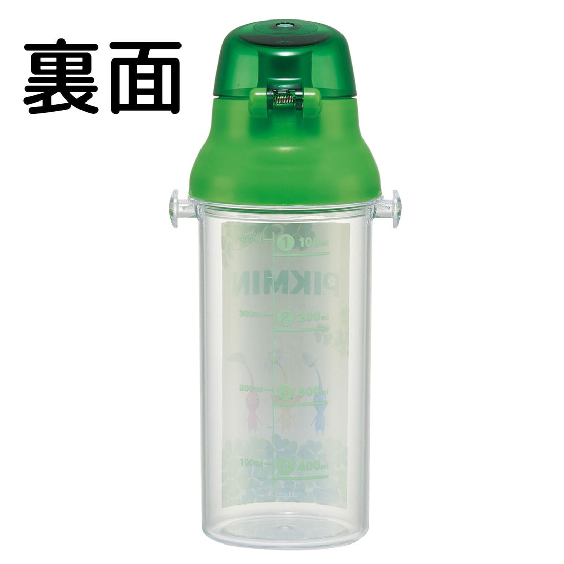 Skater Kids Plastic Water Bottle 480ml with Measurement Pikmin Design