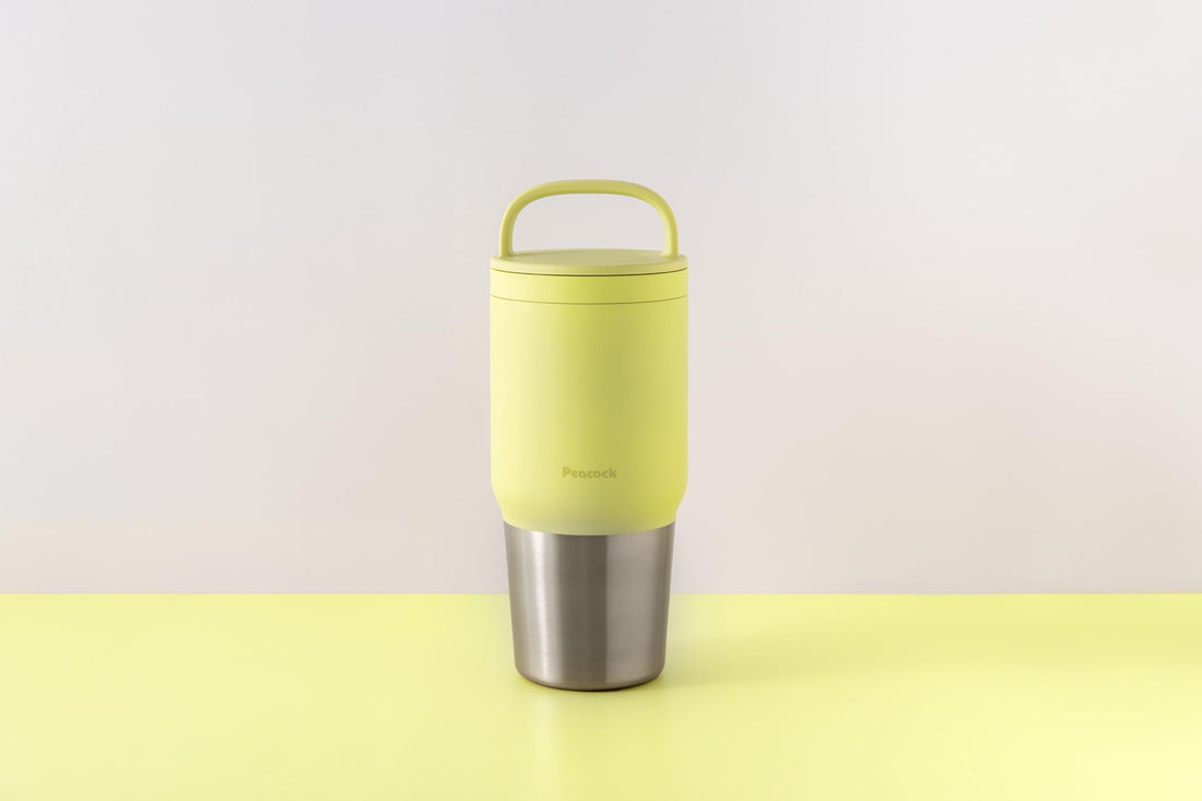 Peacock Stainless Steel Water Bottle with Handle 600ml for Everyday Use