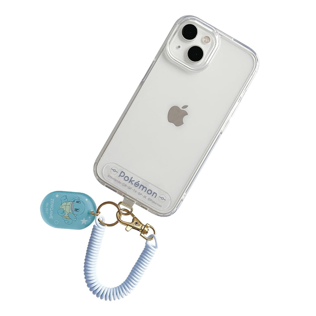 Suncrest Pokémon Squirtle Coil Strap Collectible Keychain