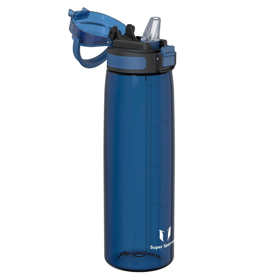 Super Sparrow Water Bottle 1L with Straw BPA-Free Tritan