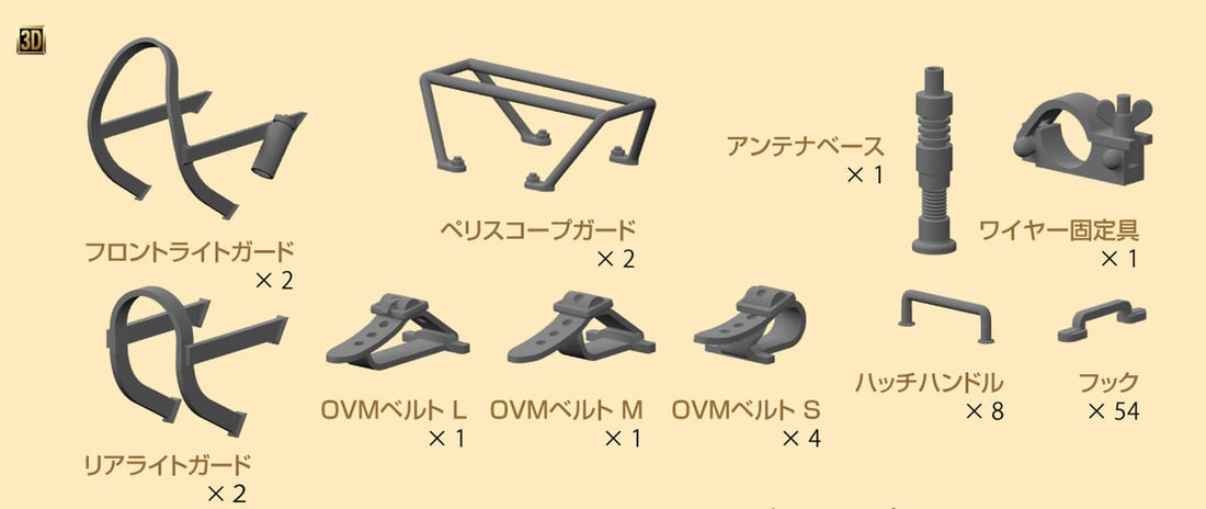 Passion Models 1/35 M36/M10 3D Detail Up Set for Tamiya Model Kits