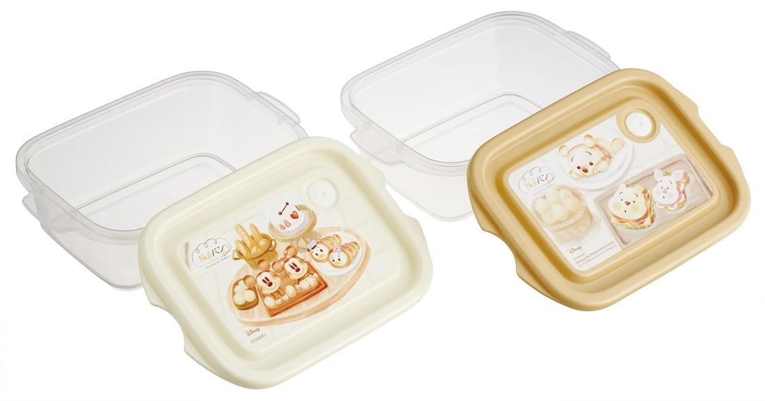 Skater Seal Containers Set 500ml Made in Japan Disney Design