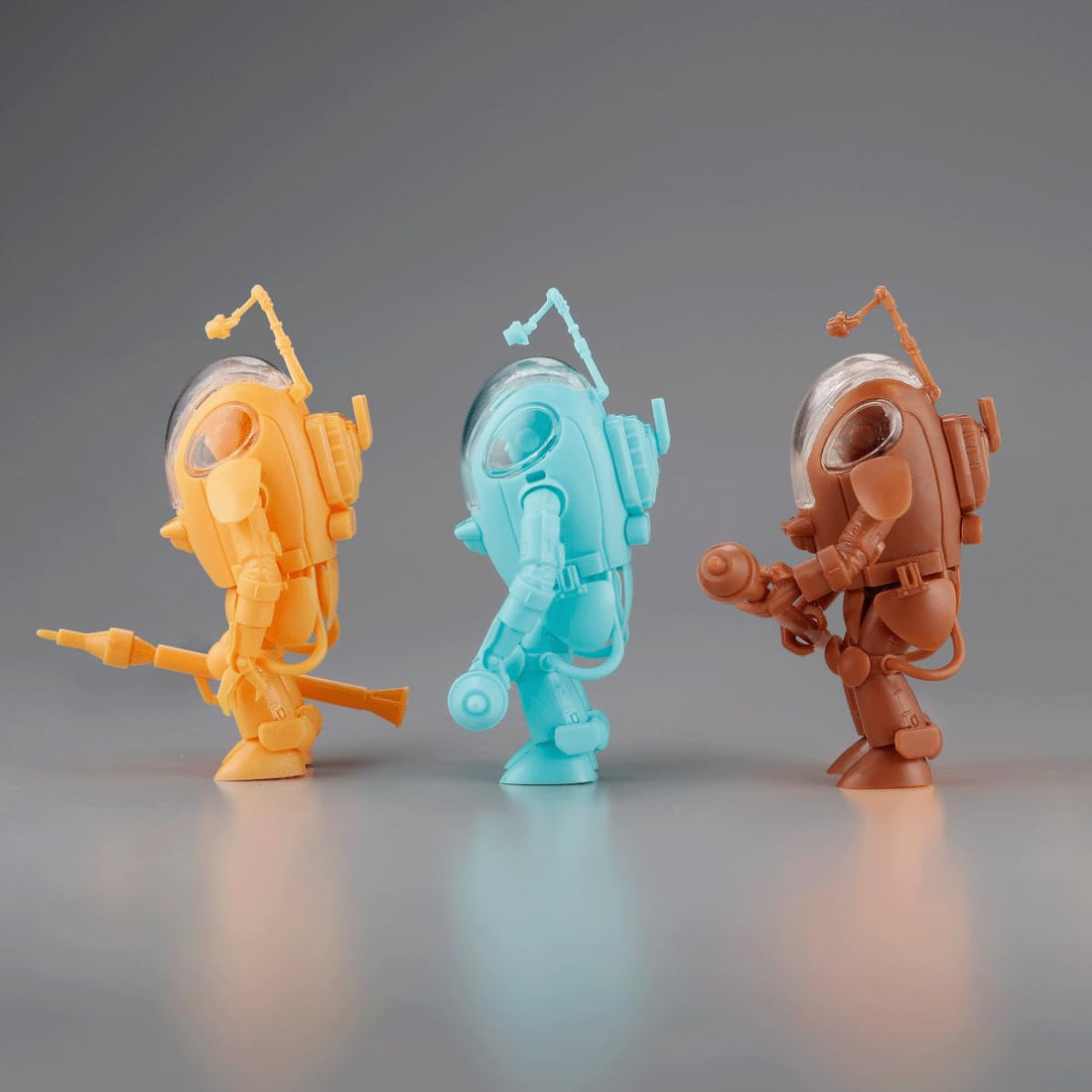 KAIYODO Artpla P.K.A. Set of 3 Plastic Model Kits