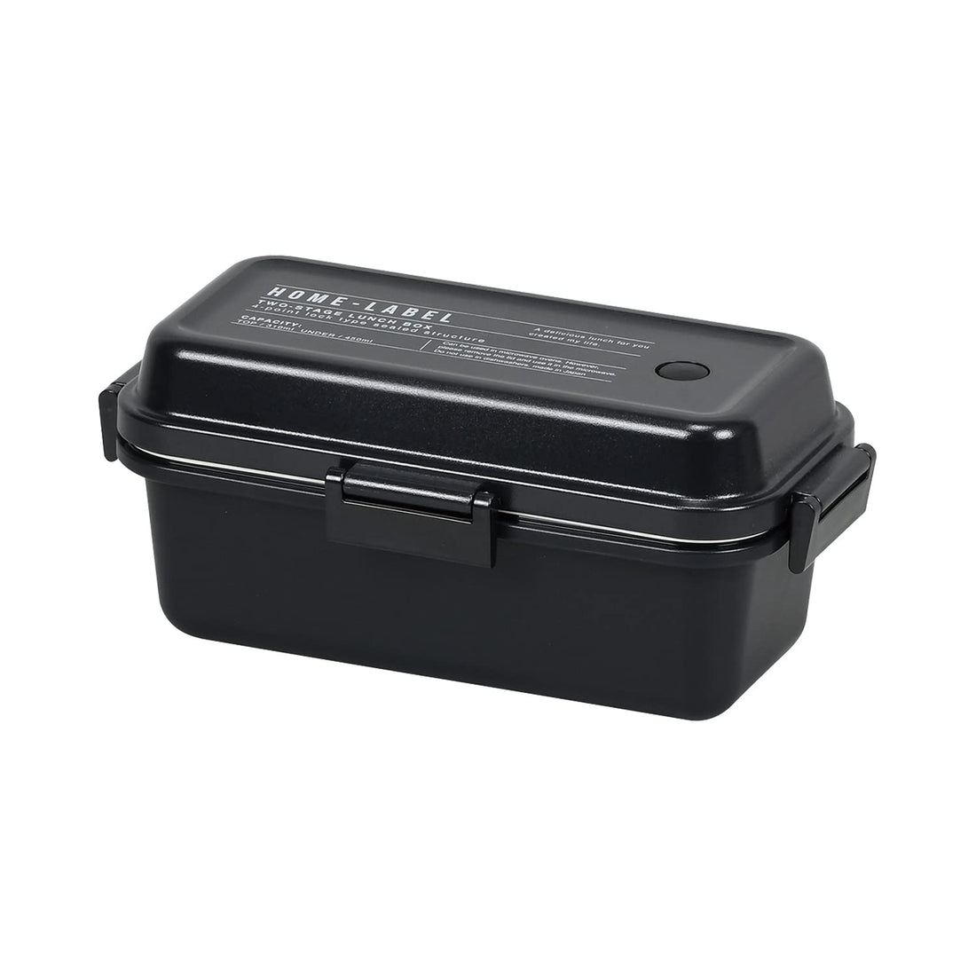 Paarukinzoku Lunch Box Rectangular L Size Black Japanese Made
