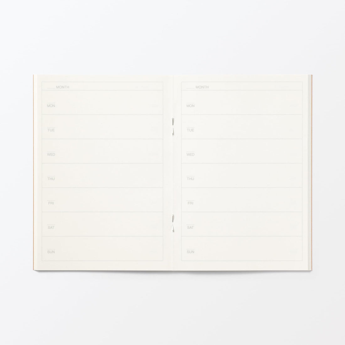 MUJI Weekly Notebook A6 Size with 32 Pages for Planning