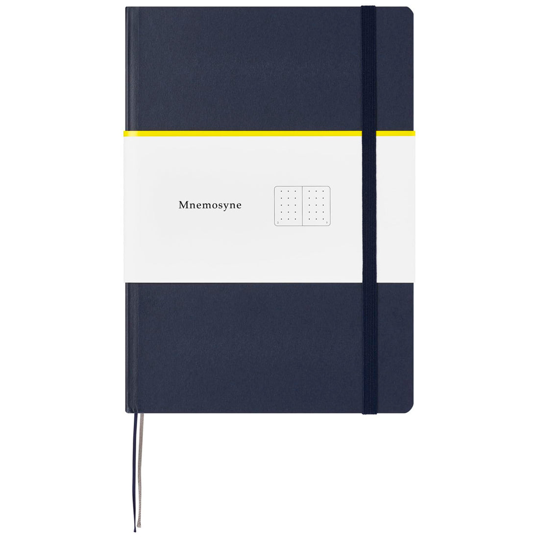 maruman Mnemosyne Journal Notebook, A5 5 mm Dot Grid, Navy, 20th Anniversary, 120 Sheets