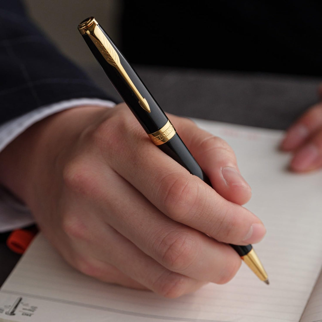 PARKER Sonnet Lacquer Black GT Ballpoint Pen 1950784