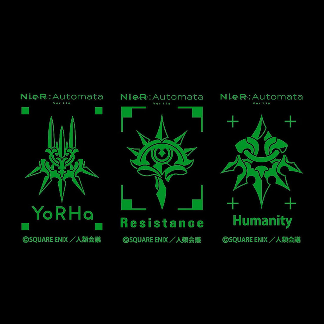 Groove Garage NieR:Automata Ver1.1a High-Gloss Smartphone Sticker Set