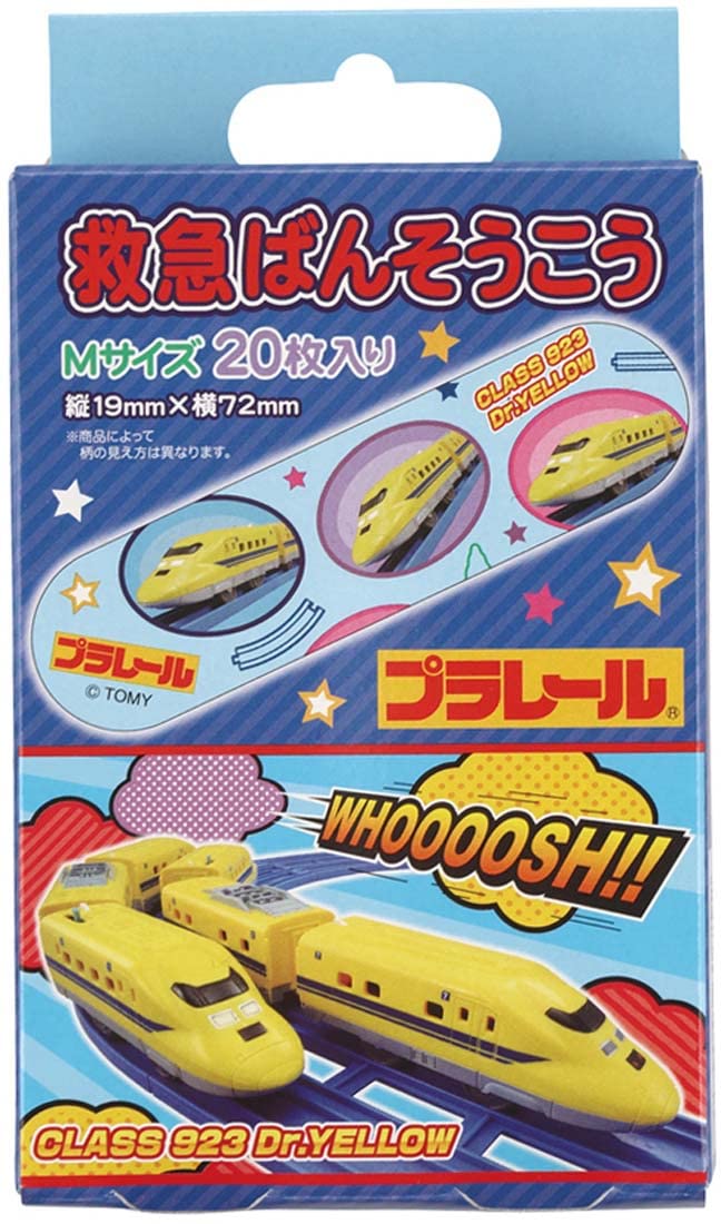 Skater Bandages Plarail Size M 20 Pieces for Everyday Use